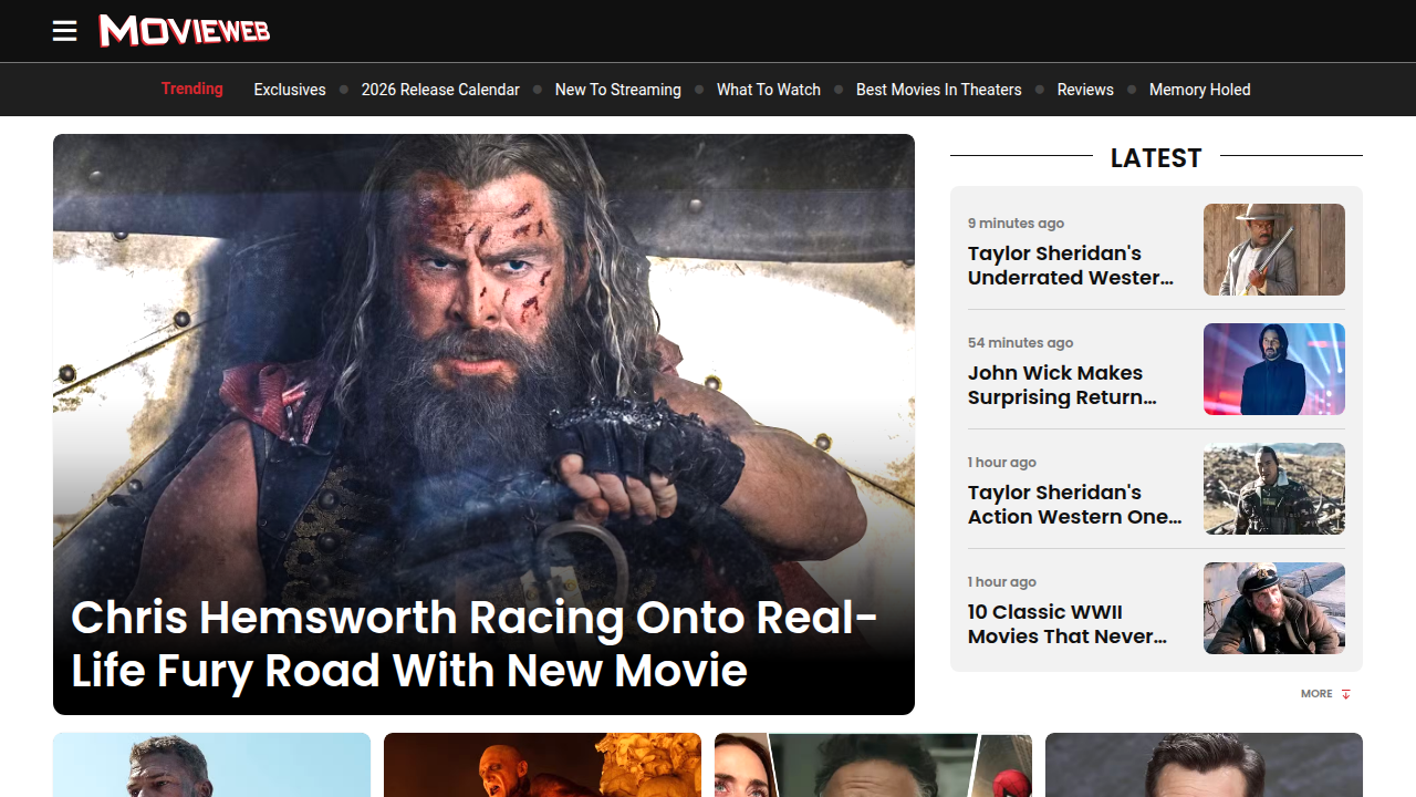 MovieWeb offers insights into films and quotes, like those found in the original Predator and other action movies.