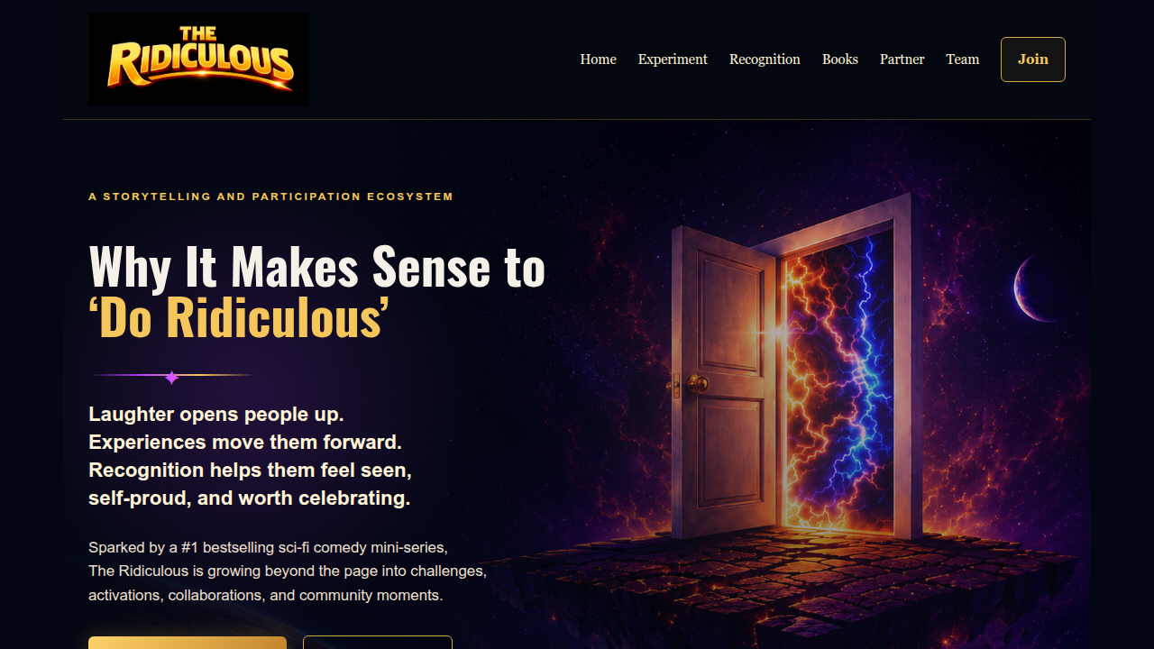 Doridiculous.com, a platform for series that turn strange ideas into clever comedy.